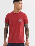 Jack & Jones Originals T-shirt With Chest Branding-red