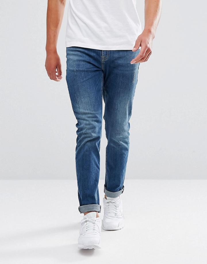 Brooklyn Supply Co Taper Fit Jean Tint Wash - Blue