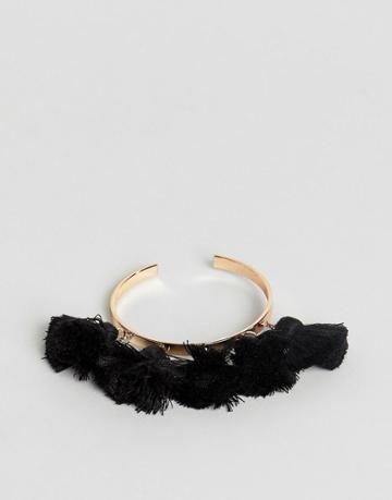 Ashiana Tassel Bracelet - Black