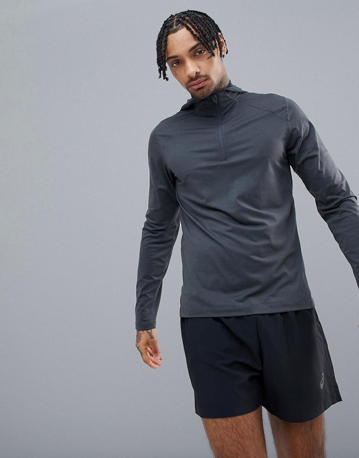 Asics Running Hoodie In Gray 154591-0773 - Gray