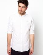 Farah Vintage Oxford Shirt With Button Down Collar