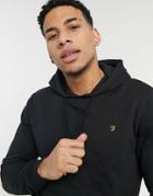 Farah Zain Cotton Hoodie In Black - Black