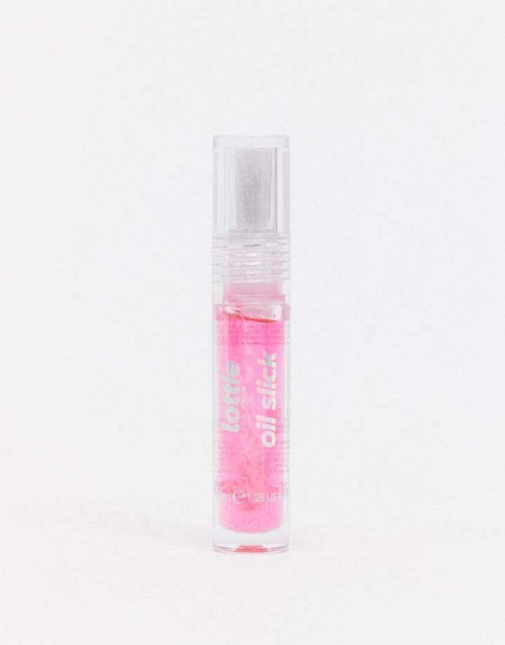 Lottie London Oil Slick Lip Gloss - Extra Cherries-clear