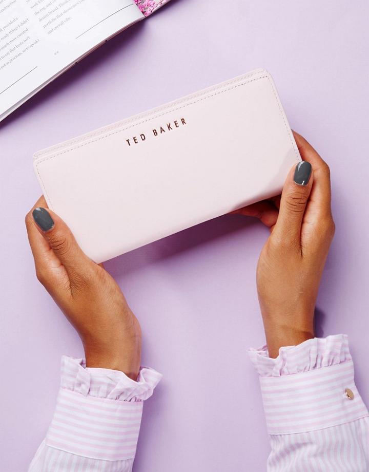 Ted Baker Textured Zip Purse - Pink