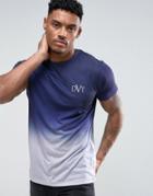 Devote Dip Dye T-shirt - Navy
