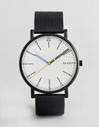 Skagen Skw6376 Signature Mesh Watch In Black - Black