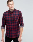 Brave Soul Checked Shirt - Red