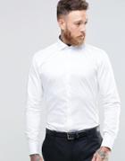 Ted Baker Slim Shirt With Stretch - White