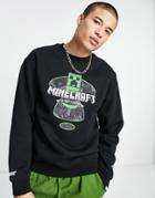Aape By A Bathing Ape X Minecraft Logo Sweatshirt In Black