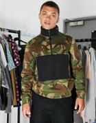 Polo Ralph Lauren Icon Logo Camo Half Zip Sweatshirt In Green/black-multi
