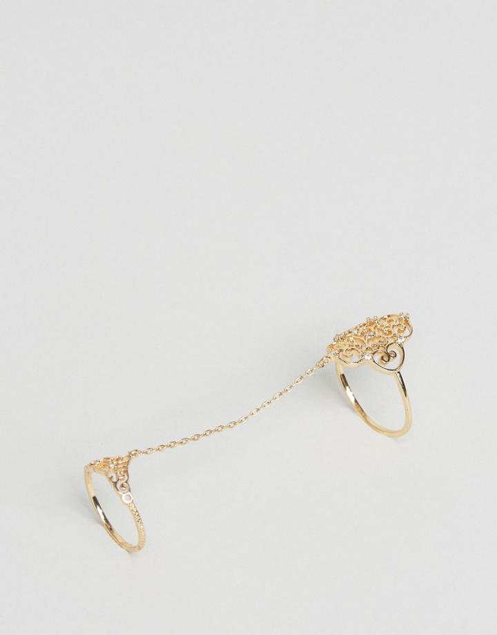 Nylon Ring Connector Chain - Gold