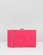 New Look Bright Box Clutch Bag - Pink