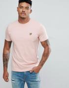 Lyle & Scott Crew Neck T-shirt In Pink - Pink