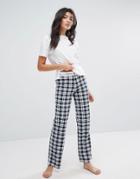 Tommy Hilfiger Cotton Iconic Jersey Print Pant - Blue