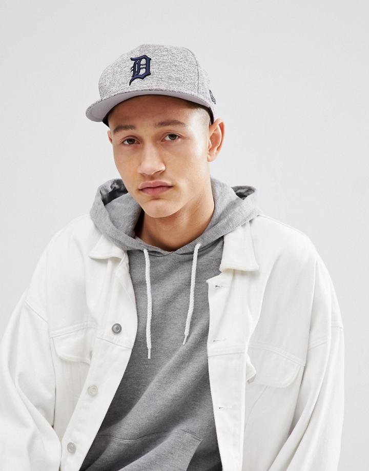 New Era Detroit Tigers Jersey 9fifty Snapback Cap - Gray