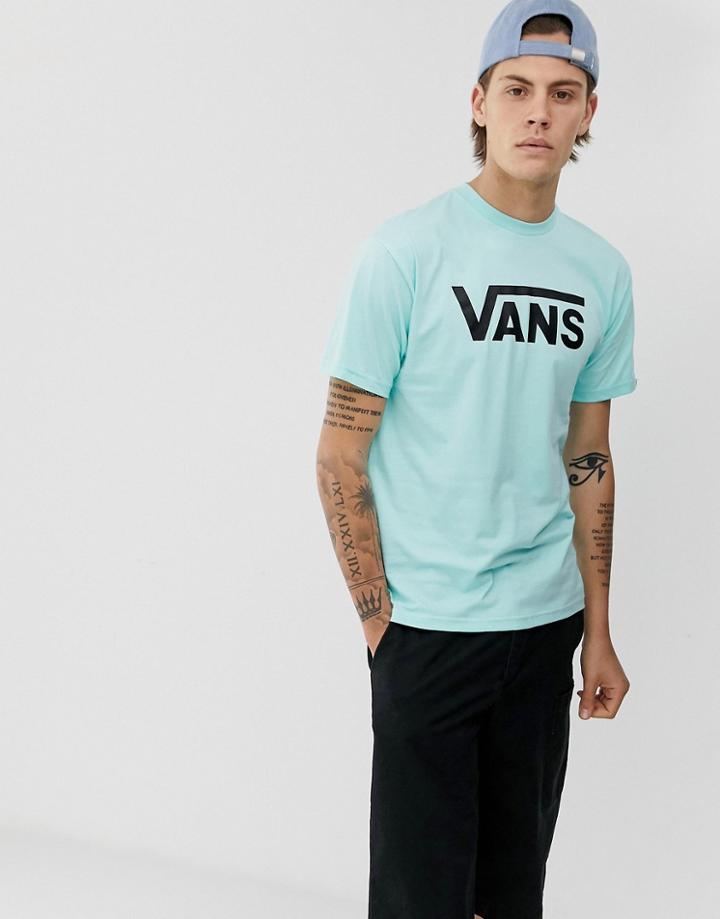 Vans Classic Logo T-shirt In Green