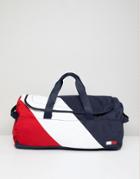 Tommy Hilfiger Speed Duffle Bag Icon Colors In Navy/white/red - Multi