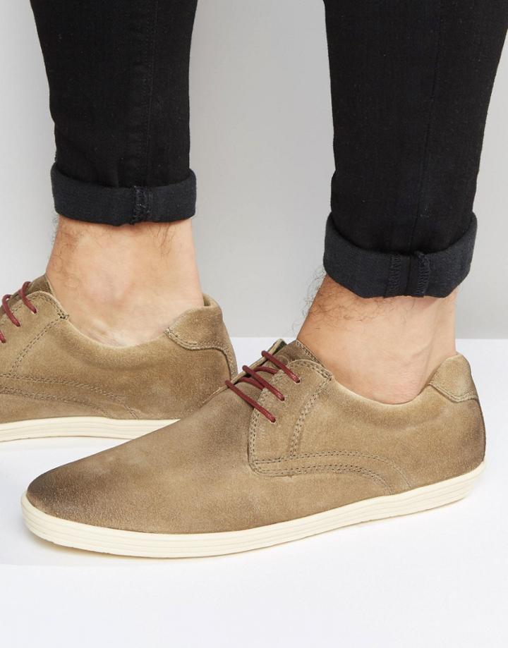 Base London Concert Leather Shoe - Beige