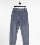 Reclaimed Vintage Inspired The '83 Unisex Relaxed Jeans In Gray Cord-grey