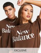 New Balance Cookie T-shirt In Brown And Beige