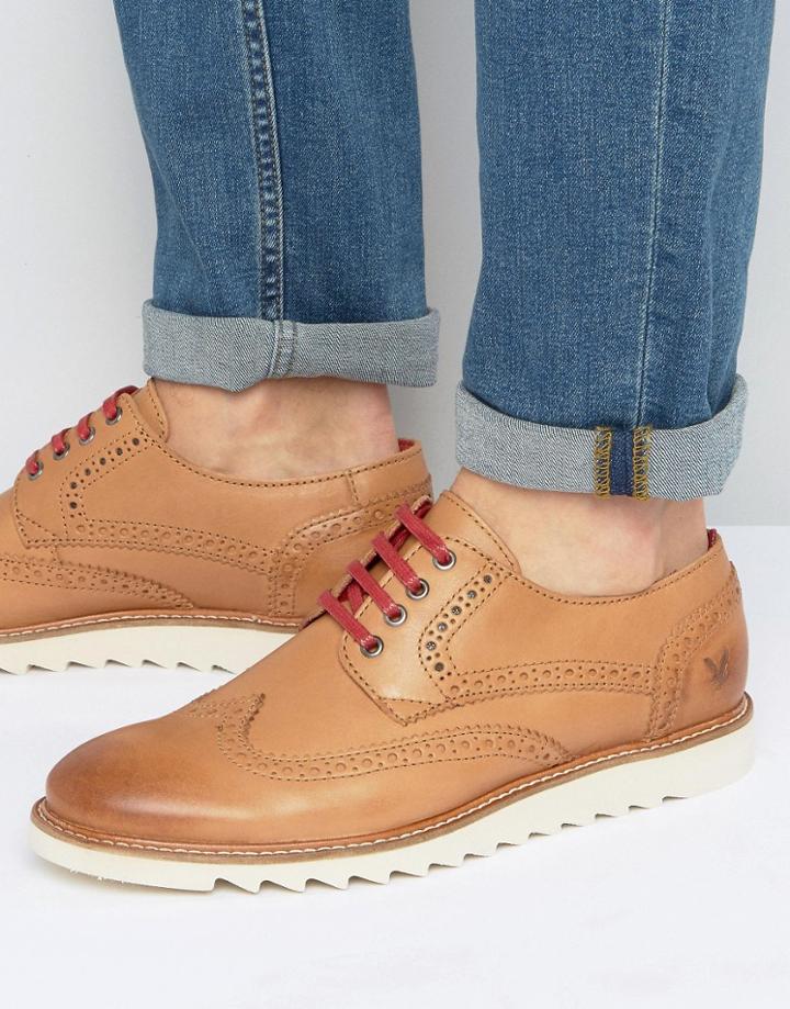 Lyle & Scott Ruthven Brogue Sneakers - Tan