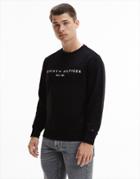 Tommy Hilfiger Classic Logo Sweatshirt In Black