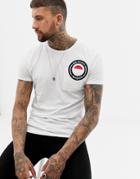 Religion Muscle Fit T-shirt With Logo Embroidery-white