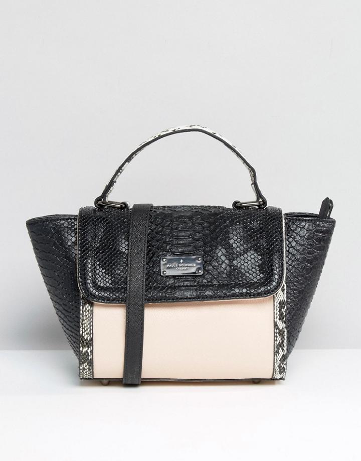 Pauls Boutique Faux Snake Winged Tote Bag - Multi