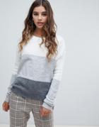 Jdy Block Stripe Sweater-multi