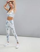 Varley Mesh Insert Marble Print Leggings - Multi