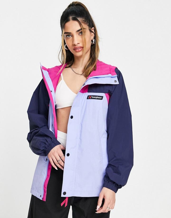 Berghaus Windbreaker 21 Jacket In Lilac/ Fuchsia-purple