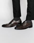 Base London Surrey Leather Oxford Brogues - Brown