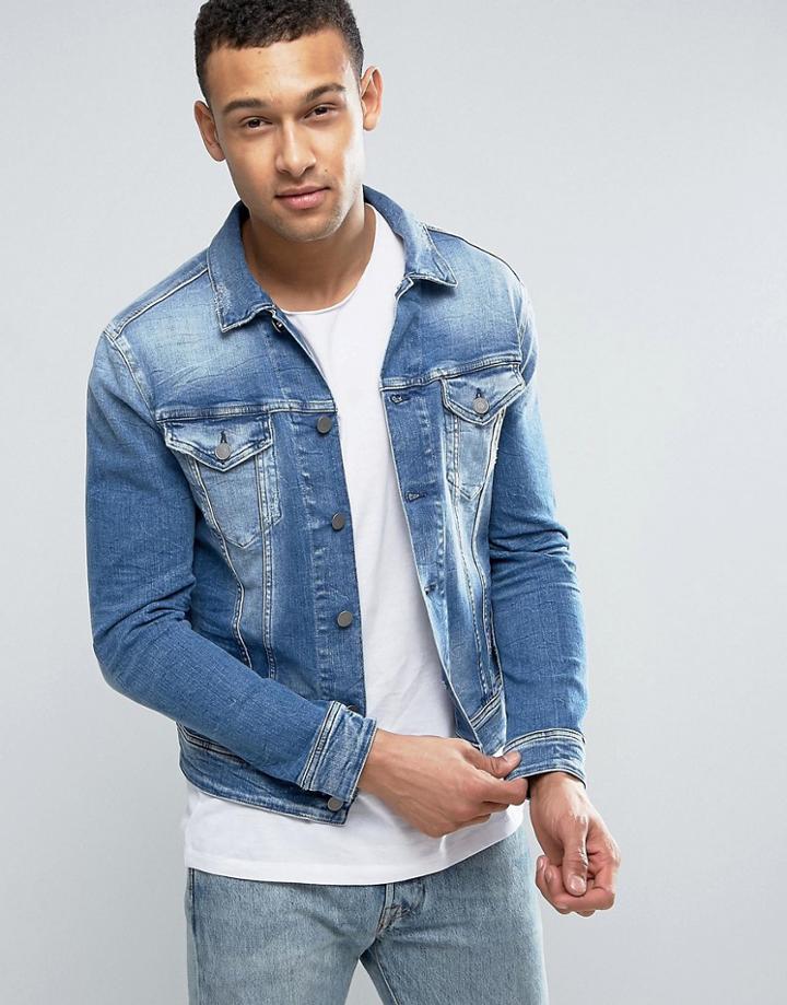Replay Denim Trucker Jacket - Blue