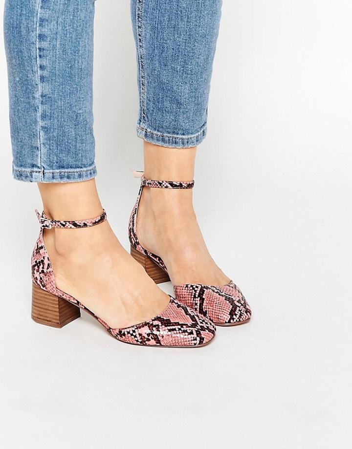 Asos Out Now Heeled Shoes - Pink