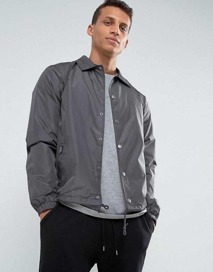 Loyalty And Faith Coach Jacket - Gray