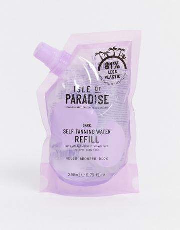 Isle Of Paradise Self Tanning Water Refill Pouch - Dark 6.76 Fl Oz-no Color