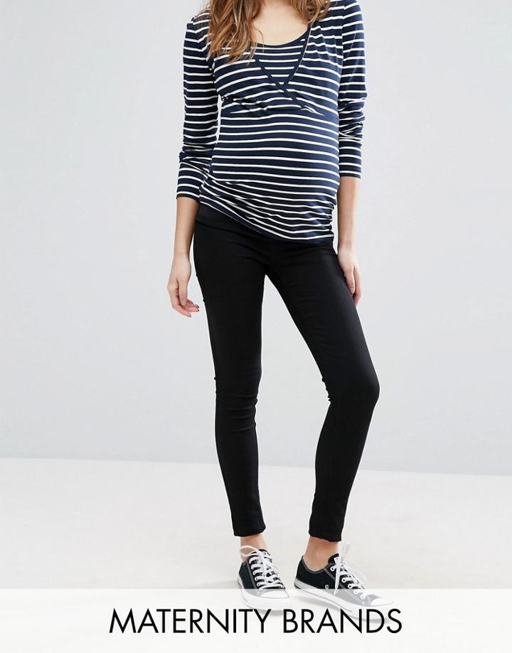 Mama. Licious Under The Bump Ella Jegging - Black