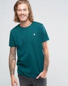Asos T-shirt With Crew Neck And Logo In Green - Green