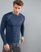 O'neill Active Slim Fit Long Sleeve T-shirt In Blue - Blue