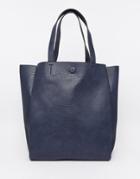 Warehouse Slouch Tote Bag - Navy