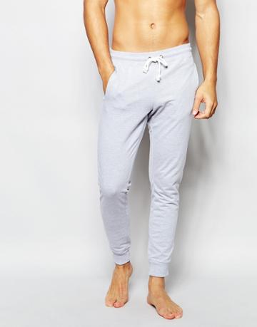 Bread & Boxers Cuffed Joggers In Slim Fit - Gray