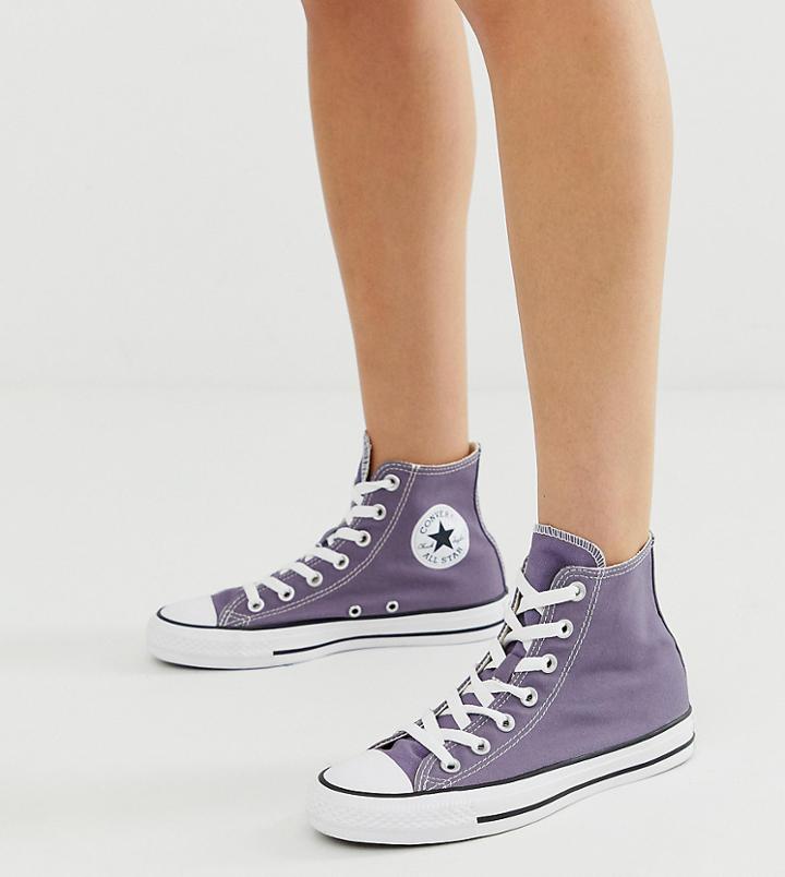 Converse Chuck Taylor Hi Purple Sneakers