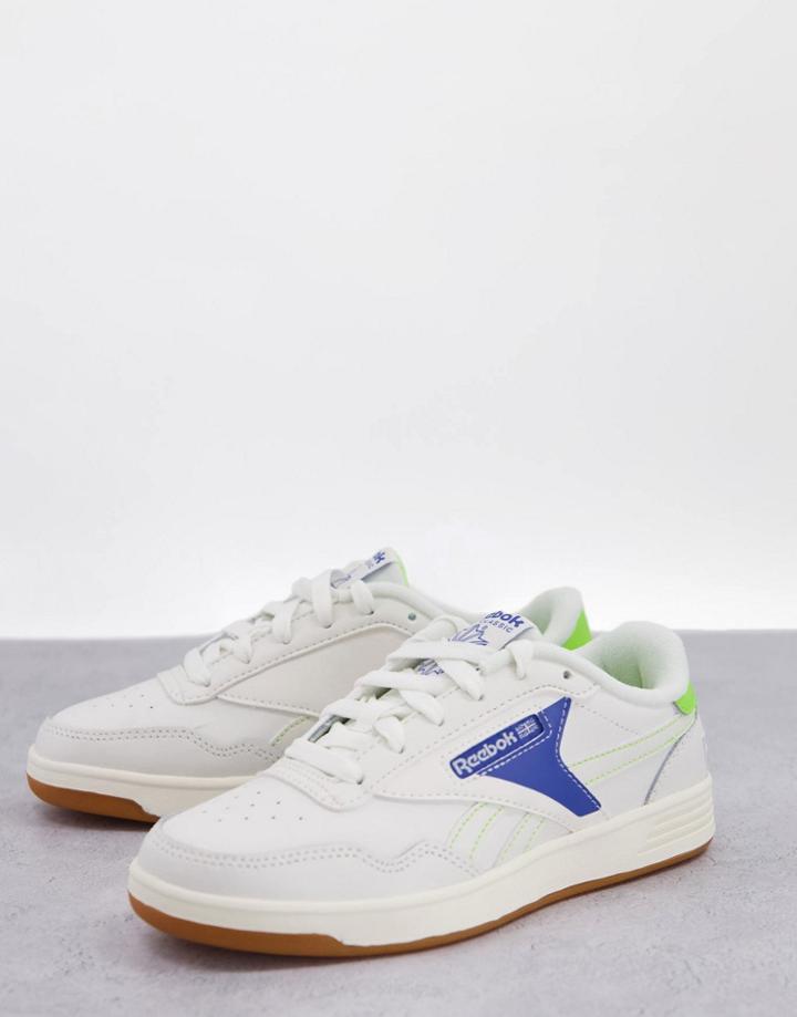 Reebok Club Memt Sneakers In Chalk And Blue-white