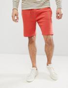 Brave Soul Basic Jersey Shorts - Orange