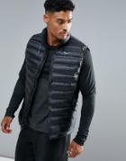 Saucony Running Runlife Padded Vest In Black Sam800029-bk - Black