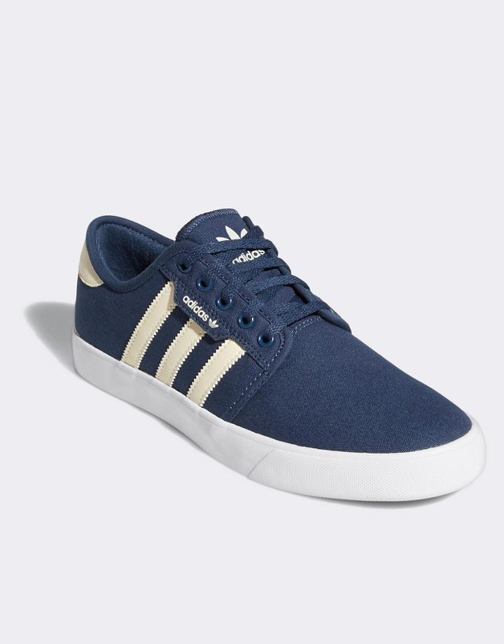Adidas Originals Seeley Sneakers In Navy