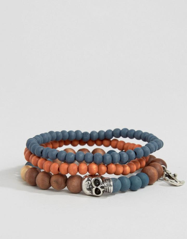 Icon Brand Double Beaded Bracelet Pack - Multi