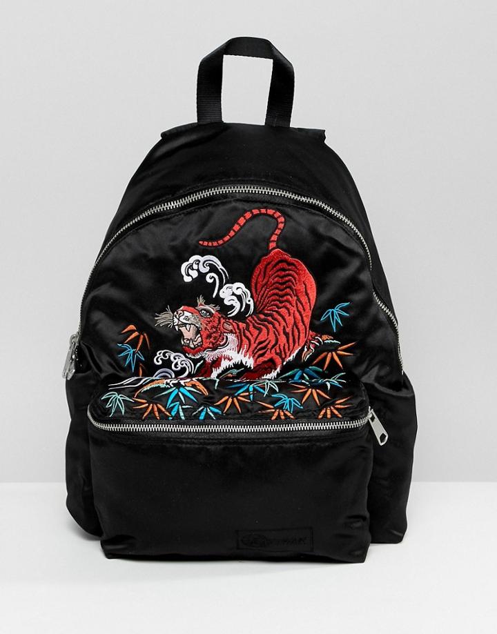 Eastpak Padded Pak'r Sukajan Tiger Backpack - Black