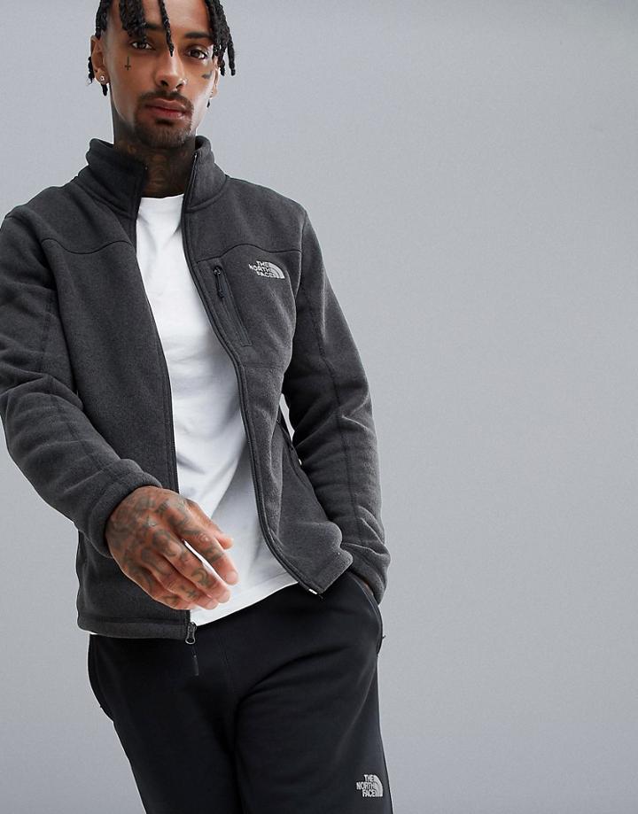 The North Face Gordon Lyons Full-zip Fleece In Black - Black