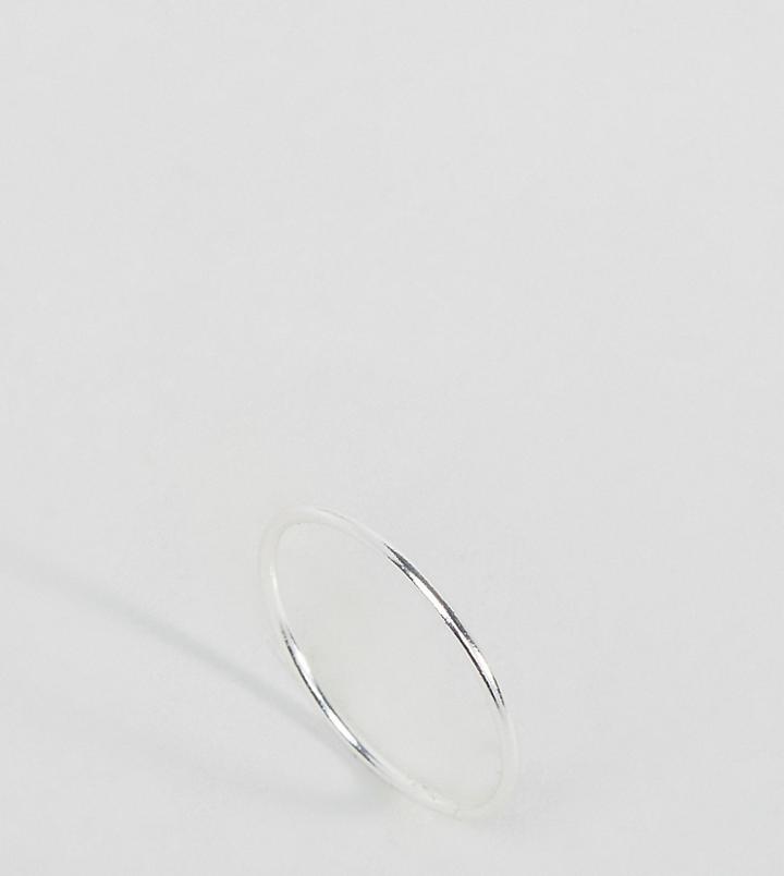 Reclaimed Vintage Inspired Sterling Silver Simple Ring - Silver
